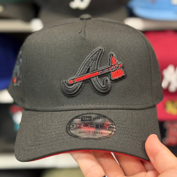 New Era Atlanta Braves '2017 Inaugural Season' A-Frame 9FORTY Snapback - Picture 2 of 4
